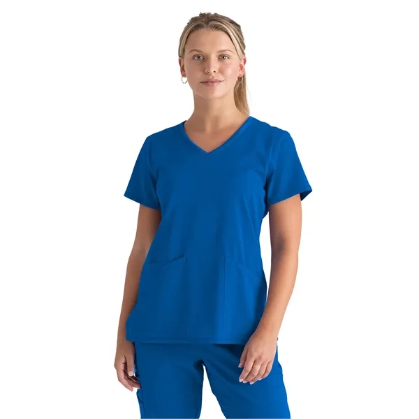 Grey's Anatomy Spandex Stretch - Women's Three-Pocket V-N... - Grey's Anatomy Spandex Stretch - Women's Three-Pocket V-N... - Image 15 of 29