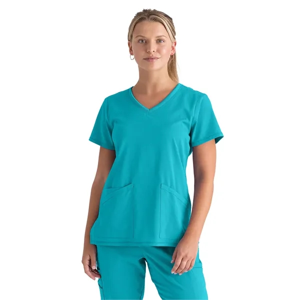 Grey's Anatomy Spandex Stretch - Women's Three-Pocket V-N... - Grey's Anatomy Spandex Stretch - Women's Three-Pocket V-N... - Image 23 of 29