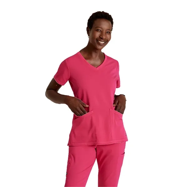Grey's Anatomy Spandex Stretch - Women's Three-Pocket V-N... - Grey's Anatomy Spandex Stretch - Women's Three-Pocket V-N... - Image 25 of 29
