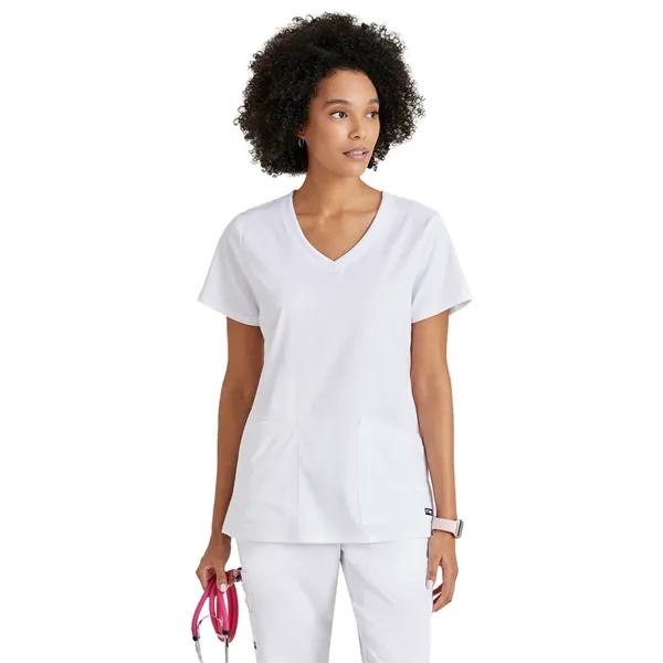 Grey's Anatomy Spandex Stretch - Women's Three-Pocket V-N... - Grey's Anatomy Spandex Stretch - Women's Three-Pocket V-N... - Image 27 of 29
