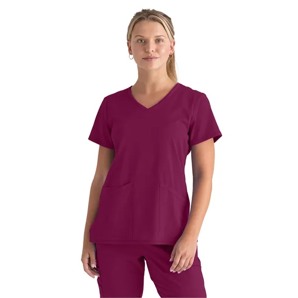 Grey's Anatomy Spandex Stretch - Women's Three-Pocket V-N... - Grey's Anatomy Spandex Stretch - Women's Three-Pocket V-N... - Image 29 of 29