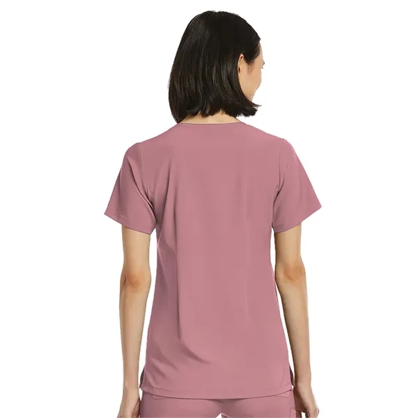 ScrubJoy Originals - Women's Fitted One-Pocket V-Neck Top - ScrubJoy Originals - Women's Fitted One-Pocket V-Neck Top - Image 6 of 23