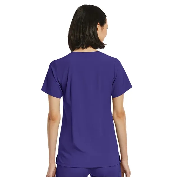 ScrubJoy Originals - Women's Fitted One-Pocket V-Neck Top - ScrubJoy Originals - Women's Fitted One-Pocket V-Neck Top - Image 8 of 23