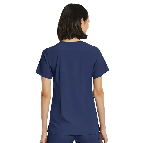 ScrubJoy Originals - Women's Fitted One-Pocket V-Neck Top - ScrubJoy Originals - Women's Fitted One-Pocket V-Neck Top - Image 12 of 23