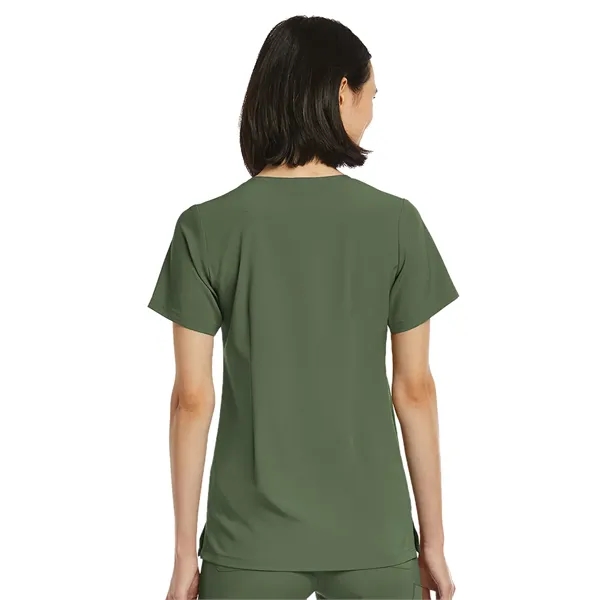 ScrubJoy Originals - Women's Fitted One-Pocket V-Neck Top - ScrubJoy Originals - Women's Fitted One-Pocket V-Neck Top - Image 14 of 23
