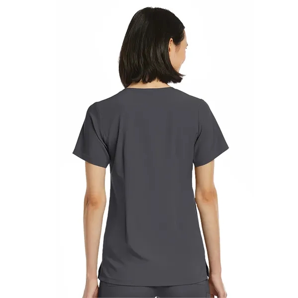 ScrubJoy Originals - Women's Fitted One-Pocket V-Neck Top - ScrubJoy Originals - Women's Fitted One-Pocket V-Neck Top - Image 16 of 23
