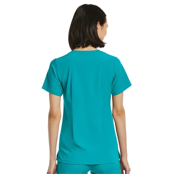 ScrubJoy Originals - Women's Fitted One-Pocket V-Neck Top - ScrubJoy Originals - Women's Fitted One-Pocket V-Neck Top - Image 20 of 23