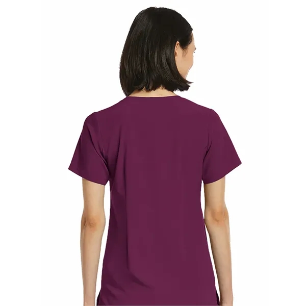 ScrubJoy Originals - Women's Fitted One-Pocket V-Neck Top - ScrubJoy Originals - Women's Fitted One-Pocket V-Neck Top - Image 22 of 23