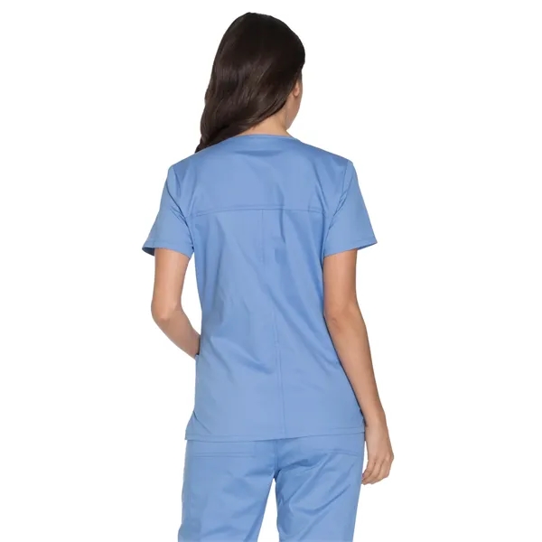 Cherokee - Workwear Core Stretch - Women's V-Neck Top - Cherokee - Workwear Core Stretch - Women's V-Neck Top - Image 4 of 17
