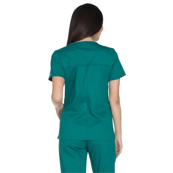 Cherokee - Workwear Core Stretch - Women's V-Neck Top - Cherokee - Workwear Core Stretch - Women's V-Neck Top - Image 6 of 17