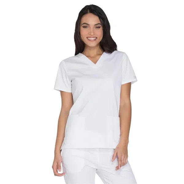 Cherokee - Workwear Core Stretch - Women's V-Neck Top - Cherokee - Workwear Core Stretch - Women's V-Neck Top - Image 15 of 17
