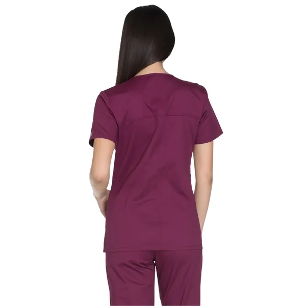 Cherokee - Workwear Core Stretch - Women's V-Neck Top - Cherokee - Workwear Core Stretch - Women's V-Neck Top - Image 16 of 17