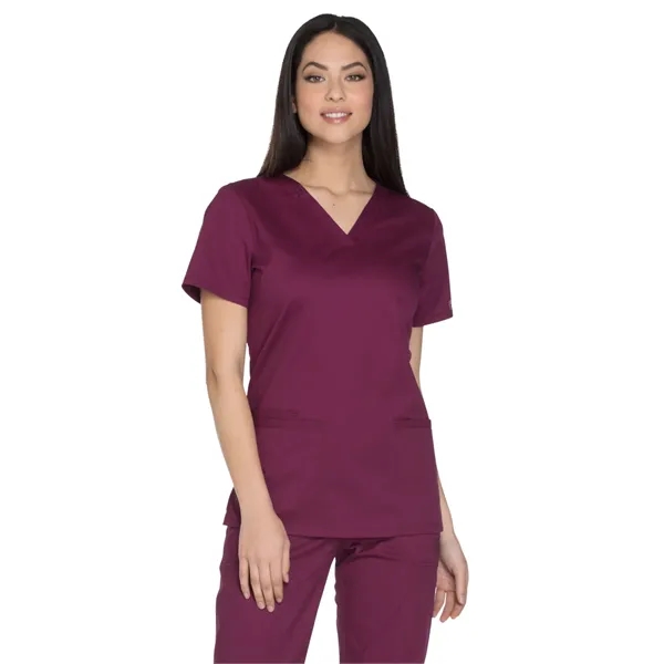 Cherokee - Workwear Core Stretch - Women's V-Neck Top - Cherokee - Workwear Core Stretch - Women's V-Neck Top - Image 17 of 17