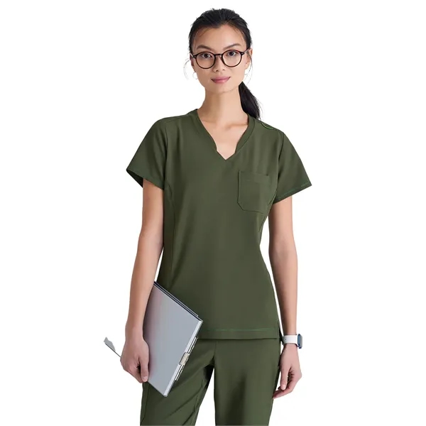 Grey's Anatomy Evolve Stretch - Women's One-Pocket Banded... - Grey's Anatomy Evolve Stretch - Women's One-Pocket Banded... - Image 9 of 29