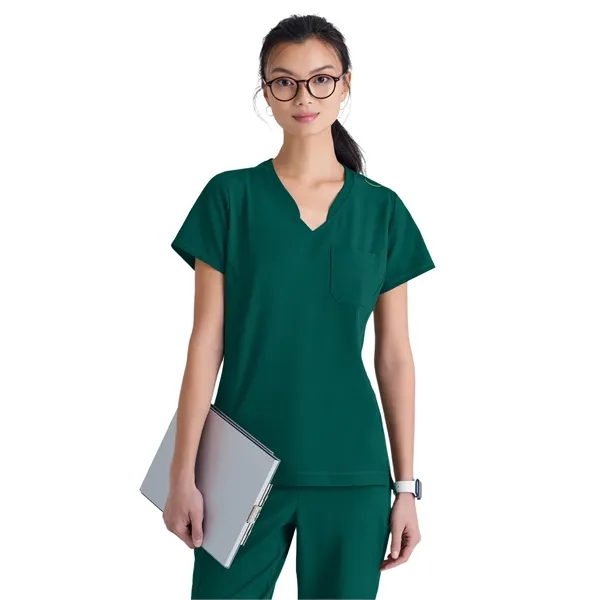 Grey's Anatomy Evolve Stretch - Women's One-Pocket Banded... - Grey's Anatomy Evolve Stretch - Women's One-Pocket Banded... - Image 11 of 29