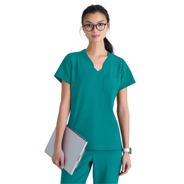 Grey's Anatomy Evolve Stretch - Women's One-Pocket Banded... - Grey's Anatomy Evolve Stretch - Women's One-Pocket Banded... - Image 23 of 29