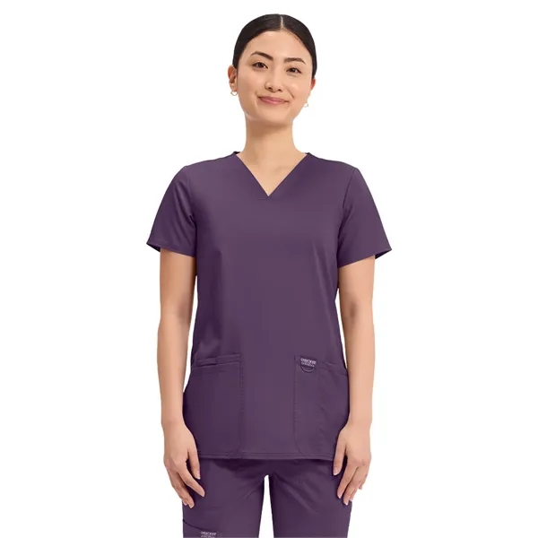 Cherokee - Workwear Revolution - Women's V-Neck Top - Cherokee - Workwear Revolution - Women's V-Neck Top - Image 7 of 41