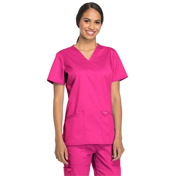 Cherokee - Workwear Revolution - Women's V-Neck Top - Cherokee - Workwear Revolution - Women's V-Neck Top - Image 9 of 41