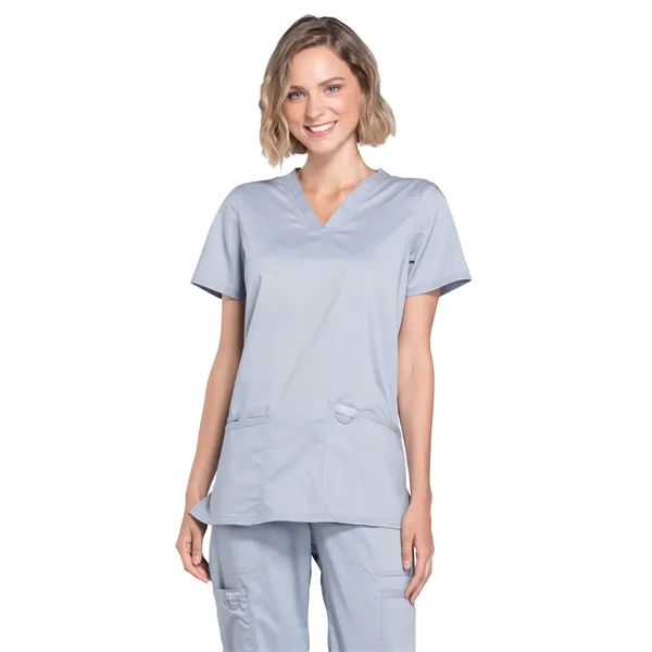 Cherokee - Workwear Revolution - Women's V-Neck Top - Cherokee - Workwear Revolution - Women's V-Neck Top - Image 15 of 41
