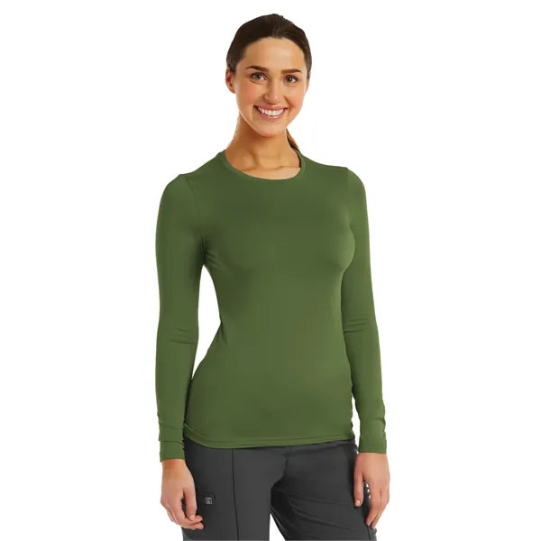 Maevn - Bestee - Women's Basic Long Sleeve Underscrub Tee - Maevn - Bestee - Women's Basic Long Sleeve Underscrub Tee - Image 17 of 32