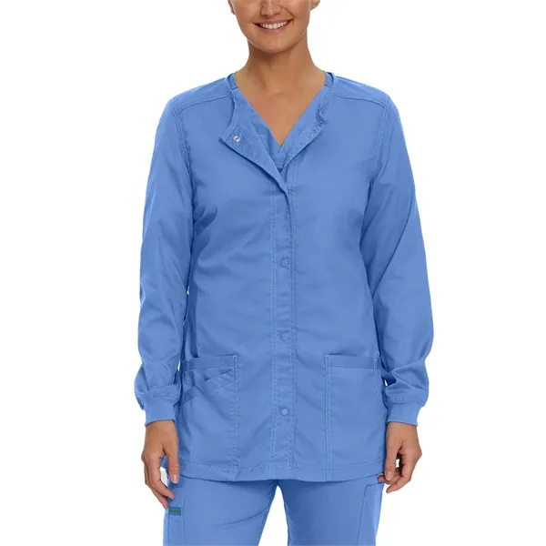 Landau - ProFlex - Women's Three-Pocket Snap Front Jacket - Landau - ProFlex - Women's Three-Pocket Snap Front Jacket - Image 3 of 15