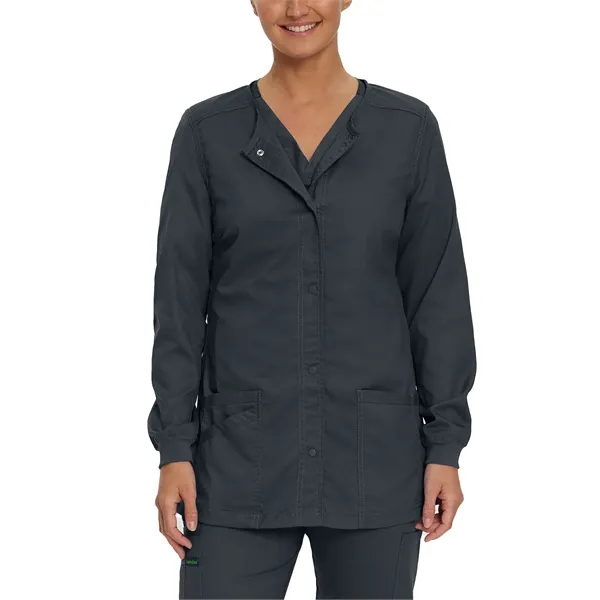 Landau - ProFlex - Women's Three-Pocket Snap Front Jacket - Landau - ProFlex - Women's Three-Pocket Snap Front Jacket - Image 5 of 15