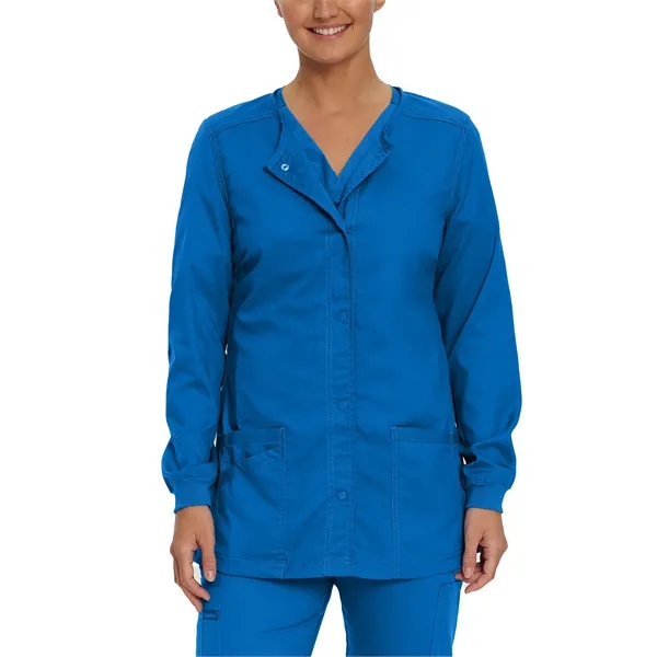 Landau - ProFlex - Women's Three-Pocket Snap Front Jacket - Landau - ProFlex - Women's Three-Pocket Snap Front Jacket - Image 7 of 15