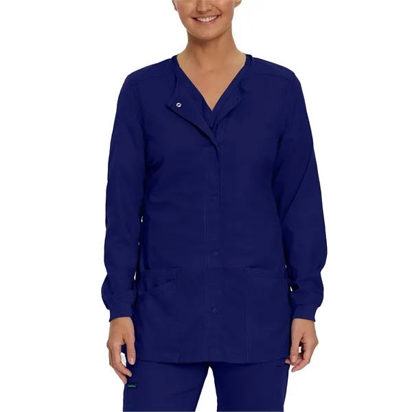 Landau - ProFlex - Women's Three-Pocket Snap Front Jacket - Landau - ProFlex - Women's Three-Pocket Snap Front Jacket - Image 13 of 15