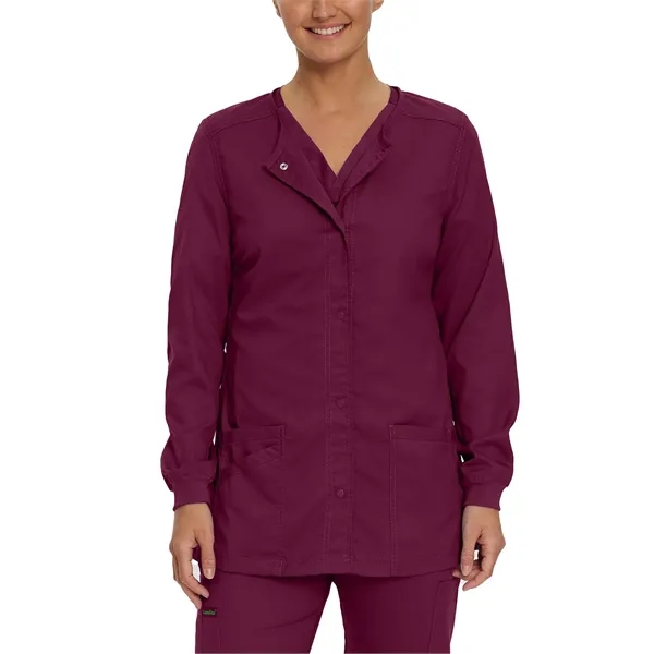 Landau - ProFlex - Women's Three-Pocket Snap Front Jacket - Landau - ProFlex - Women's Three-Pocket Snap Front Jacket - Image 15 of 15