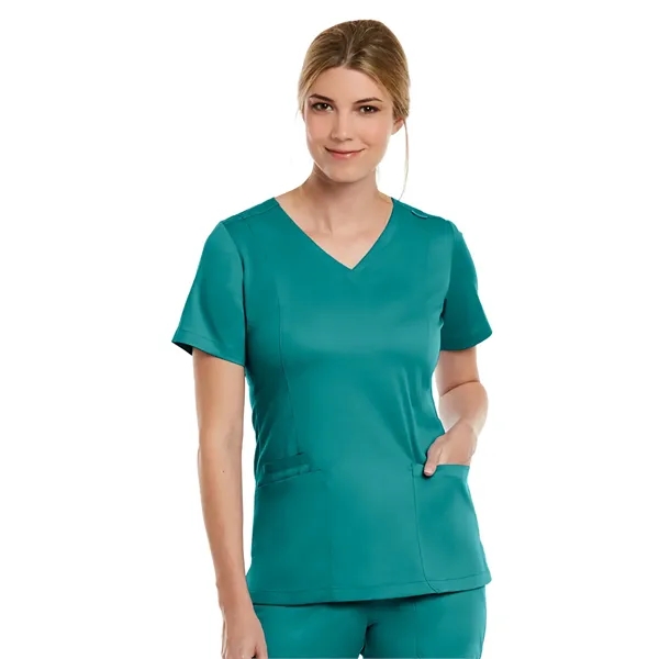 Maevn - Matrix - Women's Three-Pocket V-Neck Top - Maevn - Matrix - Women's Three-Pocket V-Neck Top - Image 25 of 29