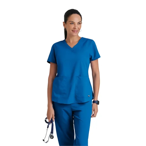 Grey's Anatomy Classic - Women's Two-Pocket V-Neck Aubrey... - Grey's Anatomy Classic - Women's Two-Pocket V-Neck Aubrey... - Image 9 of 13
