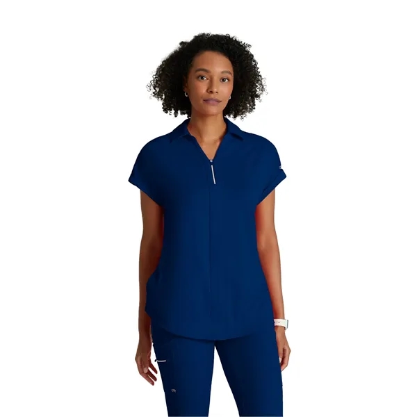 Barco One Performance Knit - Women's Two-Pocket Zip-Neck ... - Barco One Performance Knit - Women's Two-Pocket Zip-Neck ... - Image 3 of 7