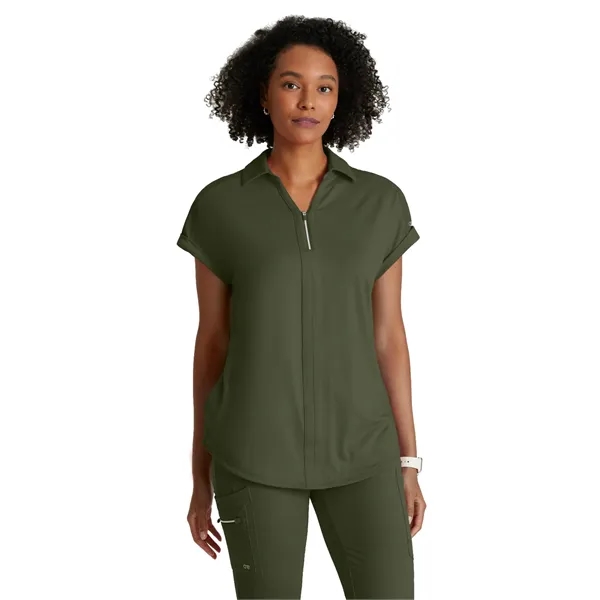 Barco One Performance Knit - Women's Two-Pocket Zip-Neck ... - Barco One Performance Knit - Women's Two-Pocket Zip-Neck ... - Image 5 of 7