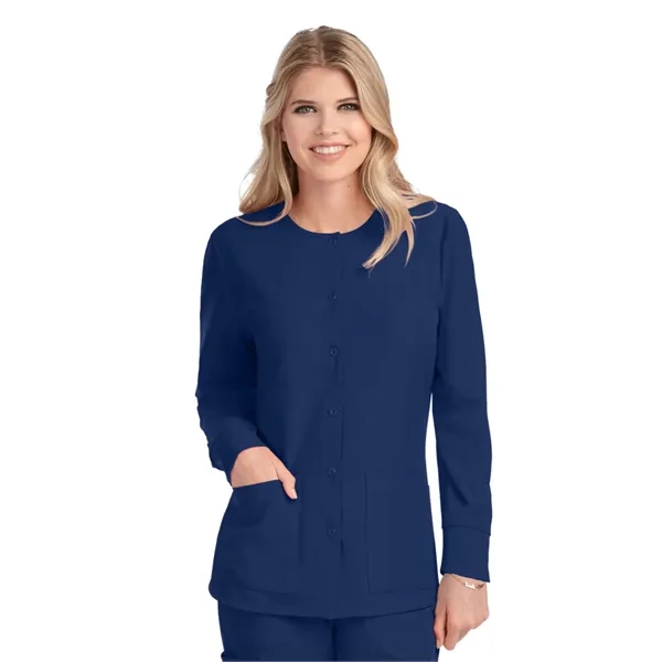 Skechers - Women's Two-Pocket Snap-Front Stability Warm-U... - Skechers - Women's Two-Pocket Snap-Front Stability Warm-U... - Image 15 of 35