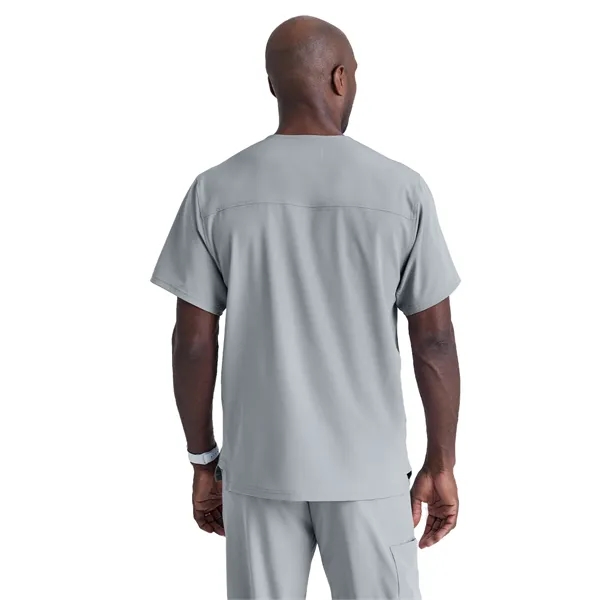 Skechers - Men's One-Pocket V-Neck Structure Scrub Top - Skechers - Men's One-Pocket V-Neck Structure Scrub Top - Image 12 of 31