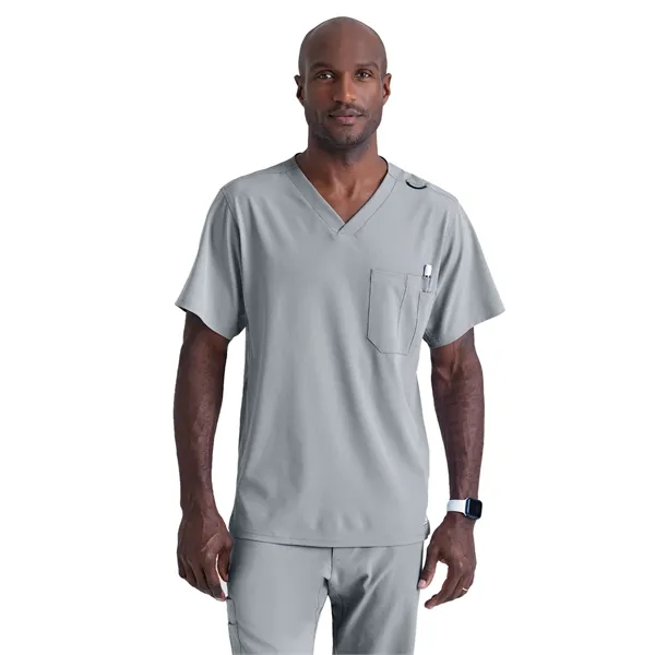 Skechers - Men's One-Pocket V-Neck Structure Scrub Top - Skechers - Men's One-Pocket V-Neck Structure Scrub Top - Image 13 of 31