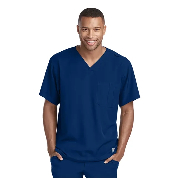 Skechers - Men's One-Pocket V-Neck Structure Scrub Top - Skechers - Men's One-Pocket V-Neck Structure Scrub Top - Image 15 of 31