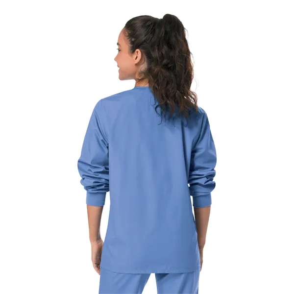 Landau - ScrubZone - Unisex Three-Pocket Snap-Front Warm-... - Landau - ScrubZone - Unisex Three-Pocket Snap-Front Warm-... - Image 4 of 21