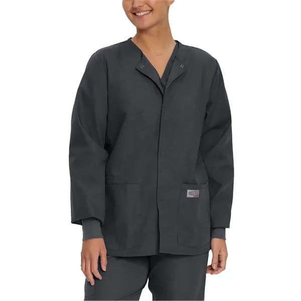 Landau - ScrubZone - Unisex Three-Pocket Snap-Front Warm-... - Landau - ScrubZone - Unisex Three-Pocket Snap-Front Warm-... - Image 7 of 21