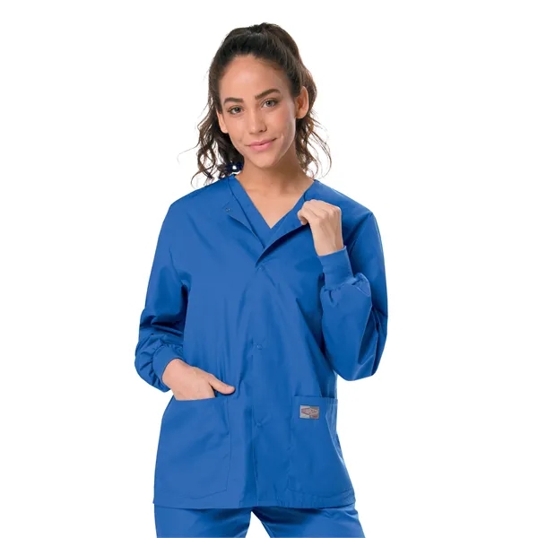 Landau - ScrubZone - Unisex Three-Pocket Snap-Front Warm-... - Landau - ScrubZone - Unisex Three-Pocket Snap-Front Warm-... - Image 13 of 21