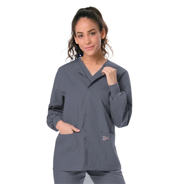 Landau - ScrubZone - Unisex Three-Pocket Snap-Front Warm-... - Landau - ScrubZone - Unisex Three-Pocket Snap-Front Warm-... - Image 15 of 21