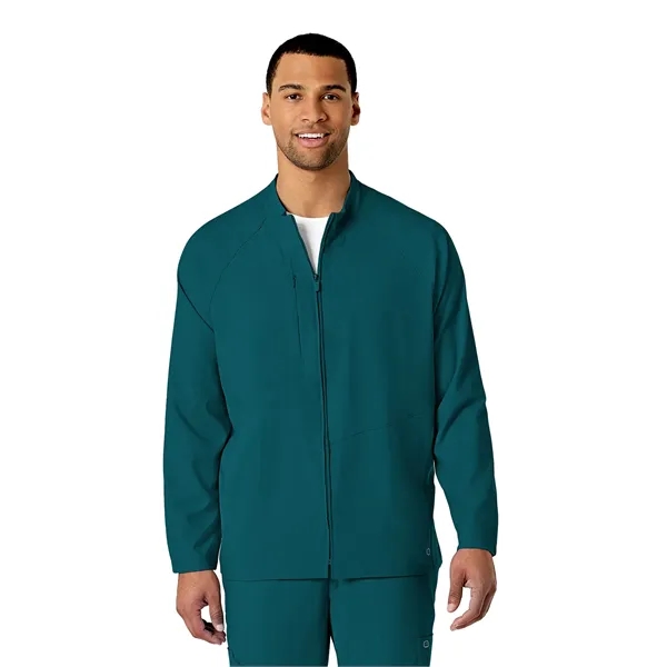 Wink - W123 - Men's Three-Pocket Zip-Front Warm-Up Jacket - Wink - W123 - Men's Three-Pocket Zip-Front Warm-Up Jacket - Image 4 of 20