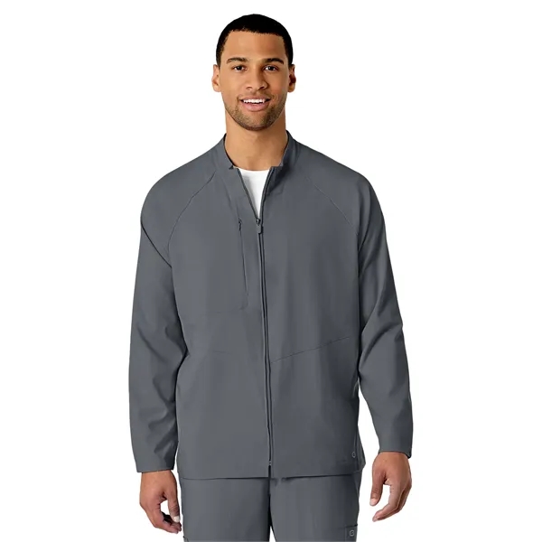Wink - W123 - Men's Three-Pocket Zip-Front Warm-Up Jacket - Wink - W123 - Men's Three-Pocket Zip-Front Warm-Up Jacket - Image 12 of 20