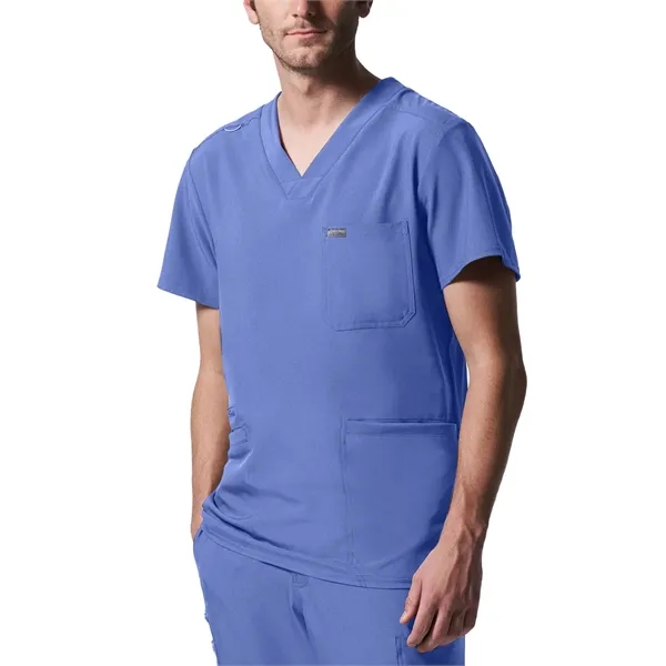 Landau - Forward - Men's Four-Pocket Back Yoke V-Neck Top - Landau - Forward - Men's Four-Pocket Back Yoke V-Neck Top - Image 5 of 25