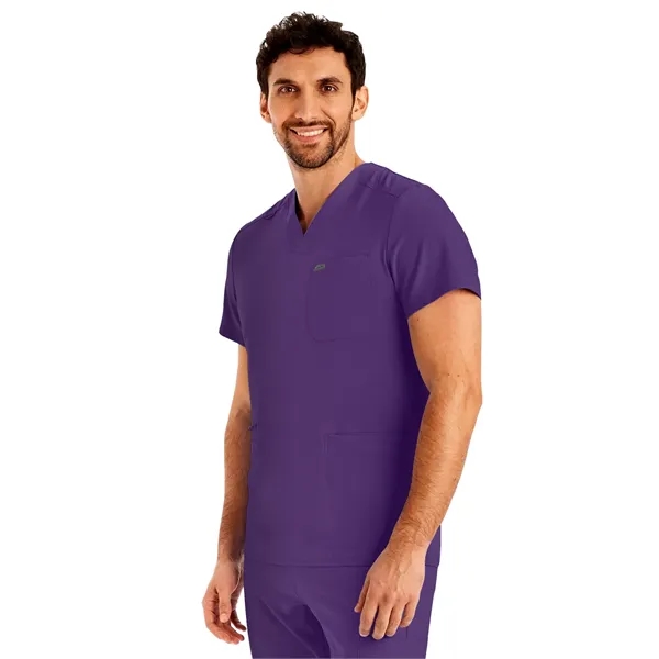 Landau - Forward - Men's Four-Pocket Back Yoke V-Neck Top - Landau - Forward - Men's Four-Pocket Back Yoke V-Neck Top - Image 7 of 25