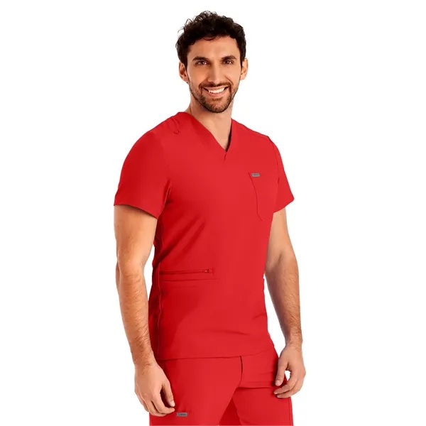 Landau - Forward - Men's Four-Pocket Back Yoke V-Neck Top - Landau - Forward - Men's Four-Pocket Back Yoke V-Neck Top - Image 17 of 25