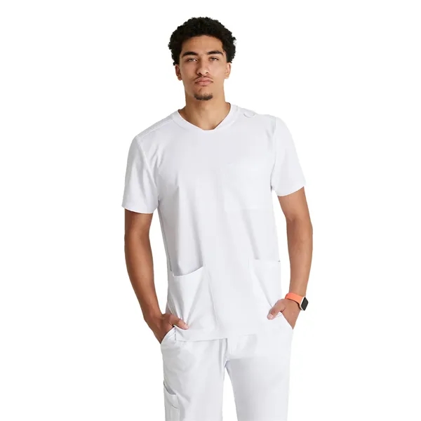 Skechers - Men's Three-Pocket Round Neck Thesis Scrub Top - Skechers - Men's Three-Pocket Round Neck Thesis Scrub Top - Image 15 of 17