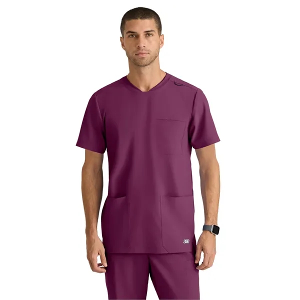 Skechers - Men's Three-Pocket Round Neck Thesis Scrub Top - Skechers - Men's Three-Pocket Round Neck Thesis Scrub Top - Image 17 of 17