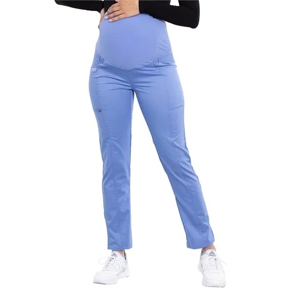 Cherokee - Workwear Revolution - Maternity Straight Leg Pant - Cherokee - Workwear Revolution - Maternity Straight Leg Pant - Image 5 of 15