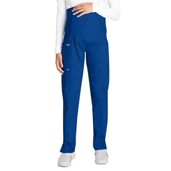 Cherokee - Workwear Revolution - Maternity Straight Leg Pant - Cherokee - Workwear Revolution - Maternity Straight Leg Pant - Image 7 of 15